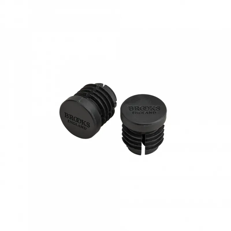 Brooks Rubber Bar End Plugs in Black
