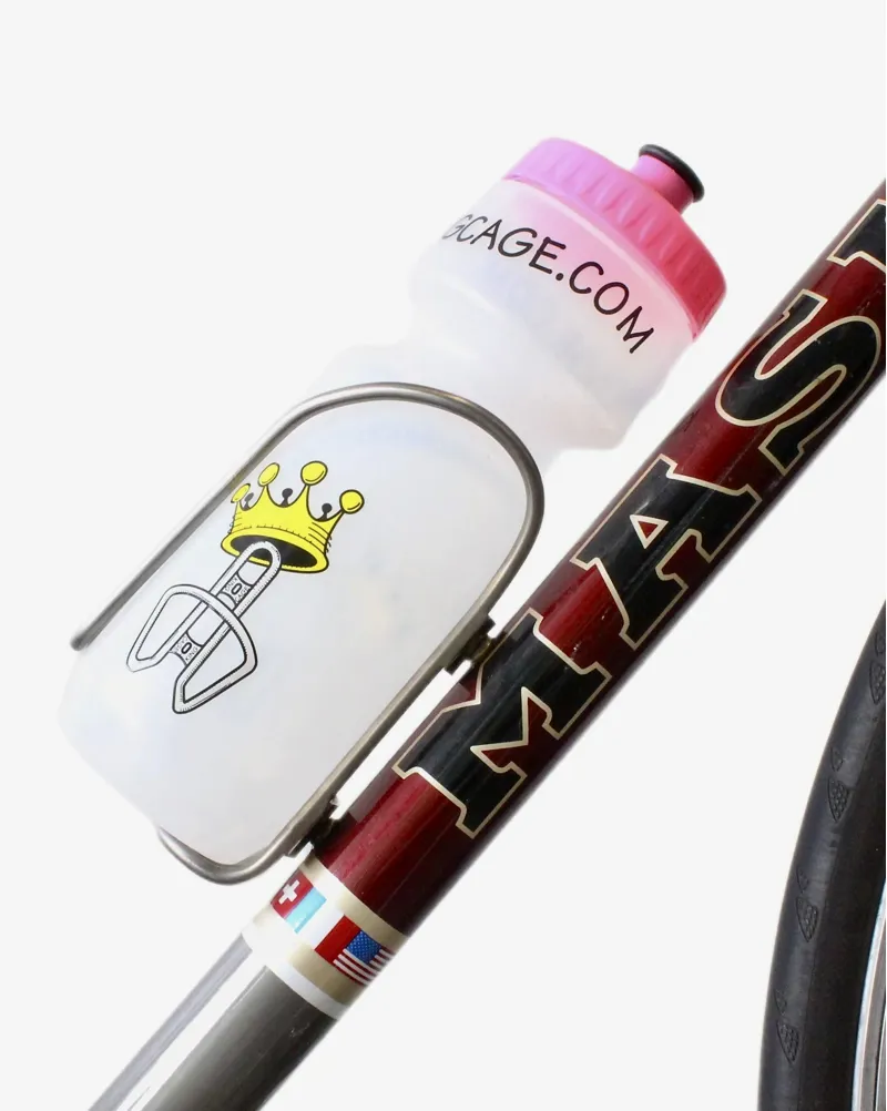 King Cage Iris Titanium Bottle Cage-2
