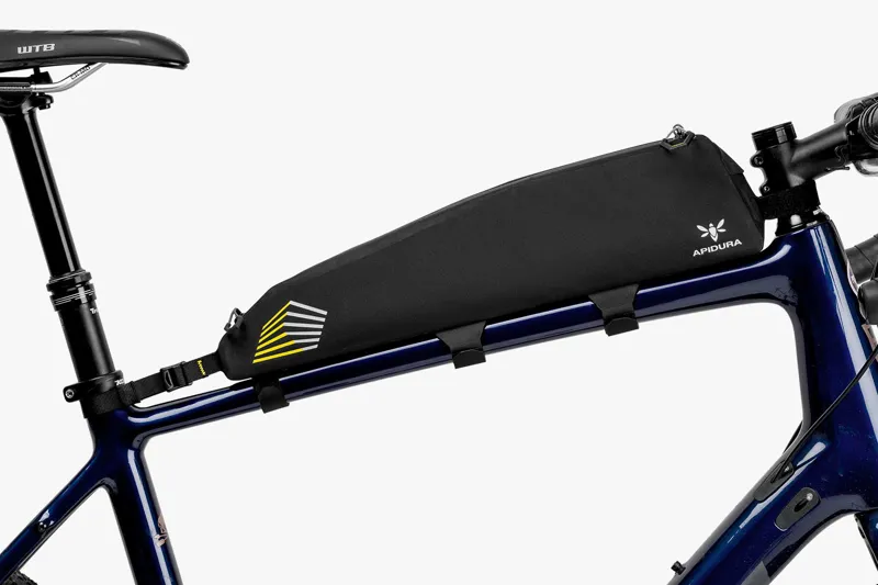 Apidura Racing Long Top Tube Pack Bikepacking Manchester UK Apidura Racing Long Top Tube Pack Bikepacking Manchester UK