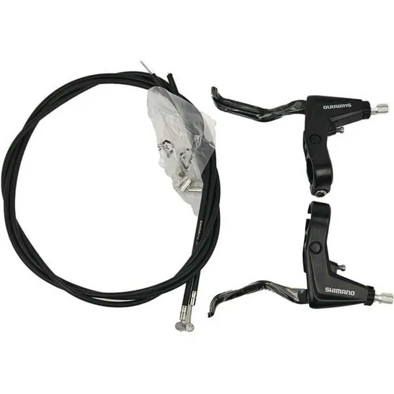 Shimano V-Brake Lever Pair Alivio T4000 BK Black -1
