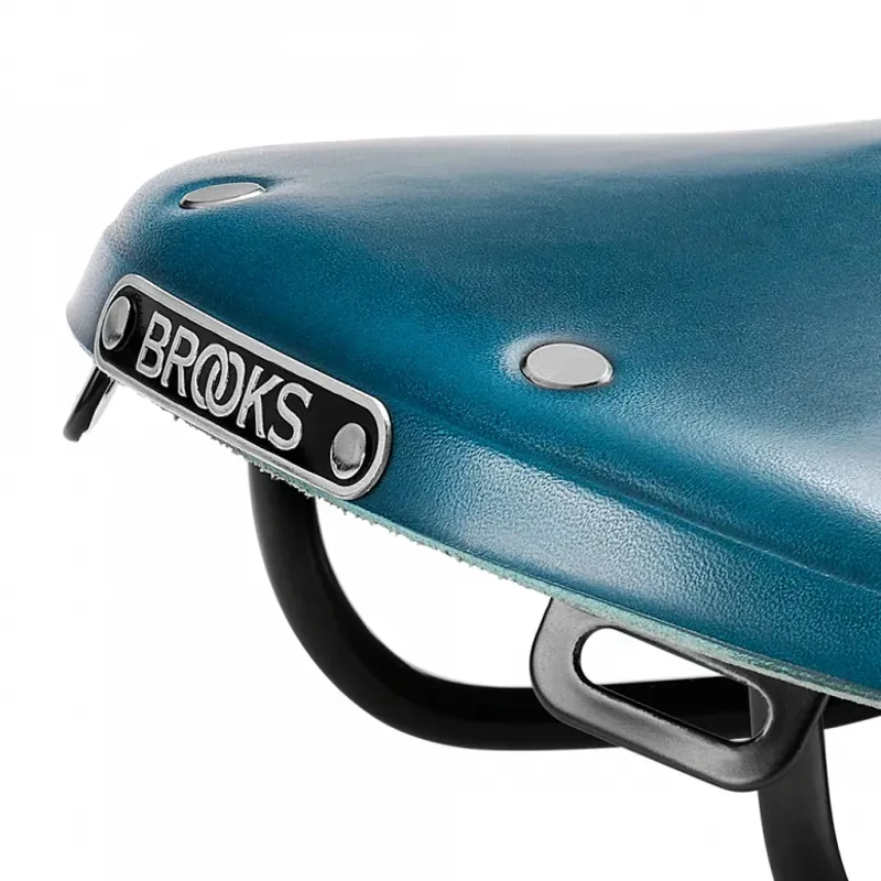 Brooks B17 175mm Steel Saddle in Teal-6