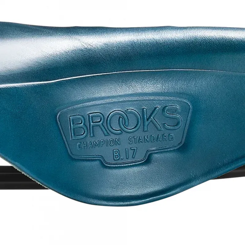 Brooks B17 175mm Steel Saddle in Teal-7