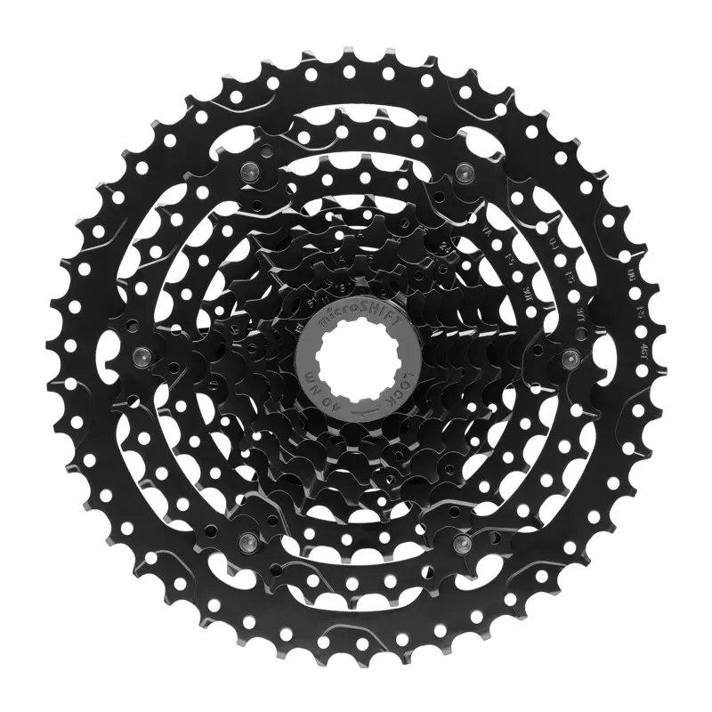 microSHIFT ADVENT H-Series 9 Speed 11-46 Cassette in Black