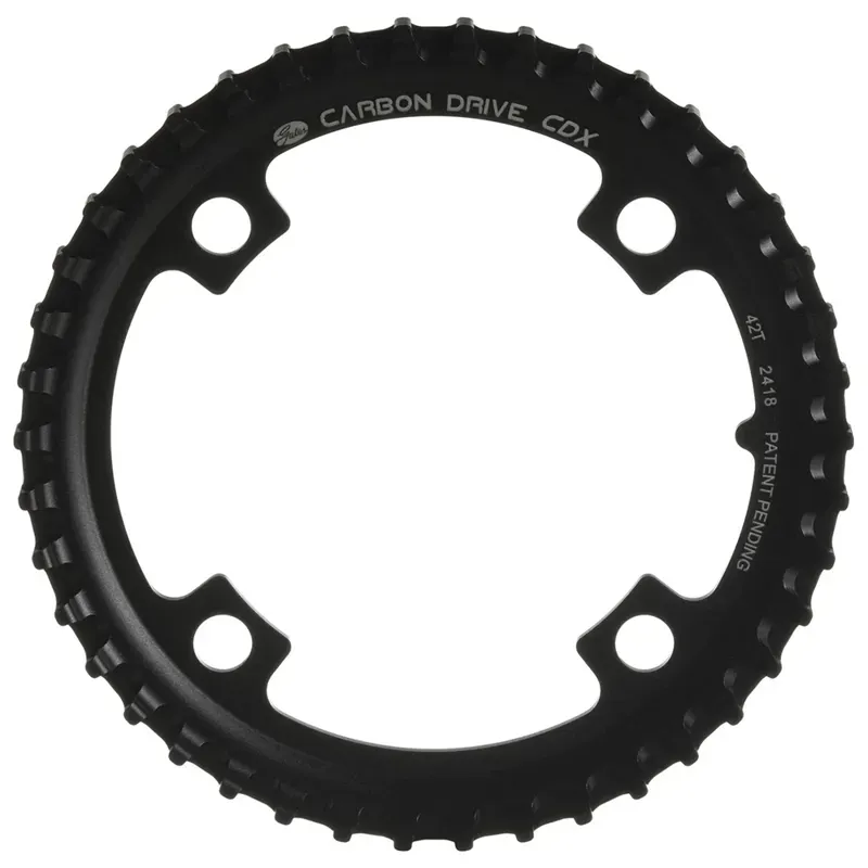 Gates CDX Front Sprocket - 4-Bolt 104BCD Black