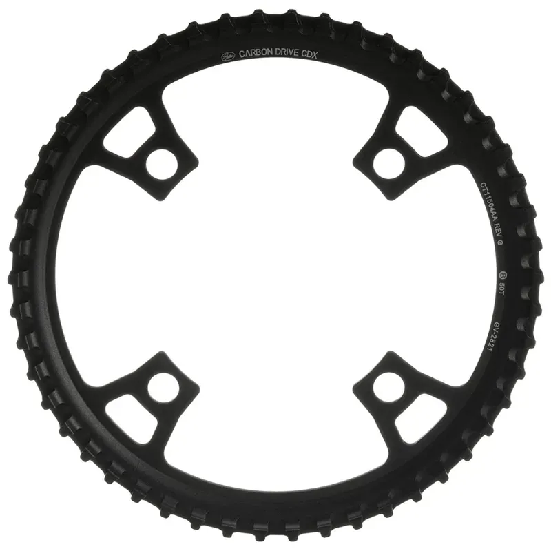 Gates CDX Front Sprocket - 4-Bolt 104BCD Black-3