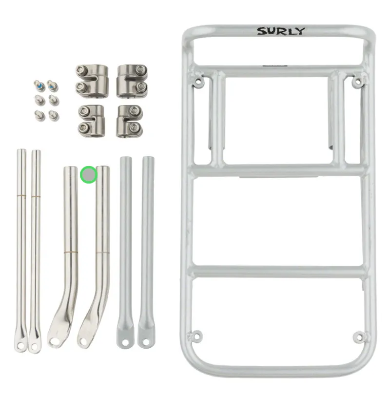 8-Pack Front Rack - Mk II Silver 160x270mm-1