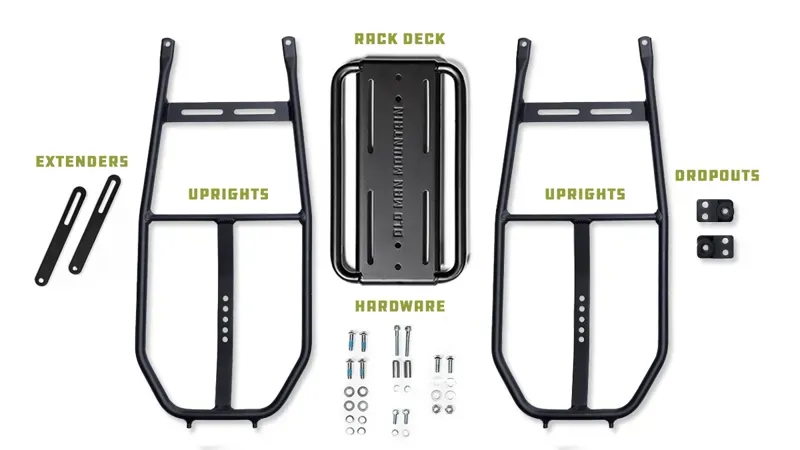 Old Man Mountain Impala Lowrider Front Rack in Black-10