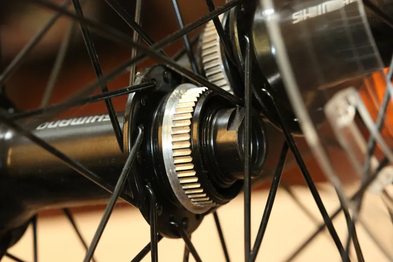 Shimano MT400 WTBi25 Boost wheelset-2