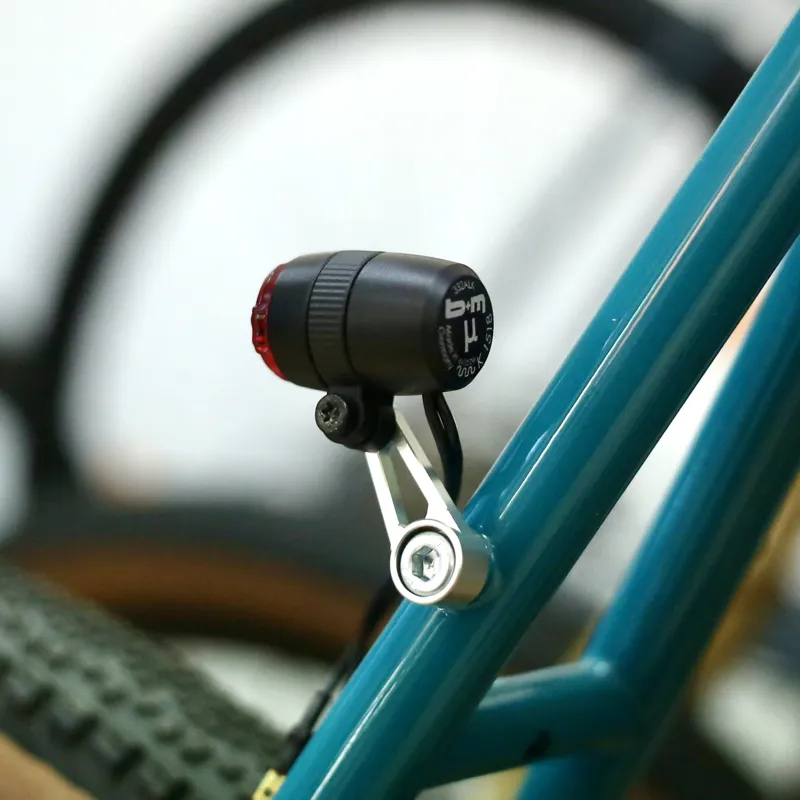 Drust Cycles Rear Light Mount - Silver-1