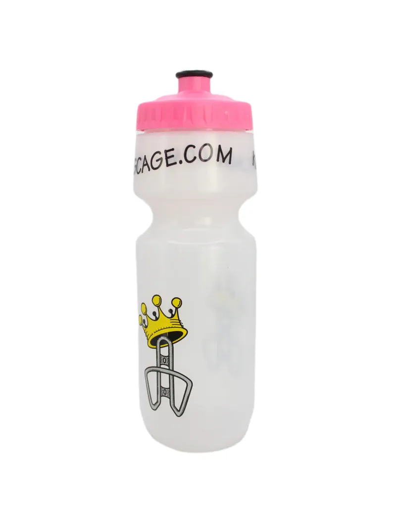 King Cage Water Bottle Pink