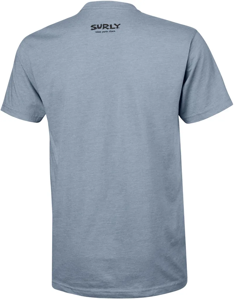 Surly Skullet T Shirt Blue-1
