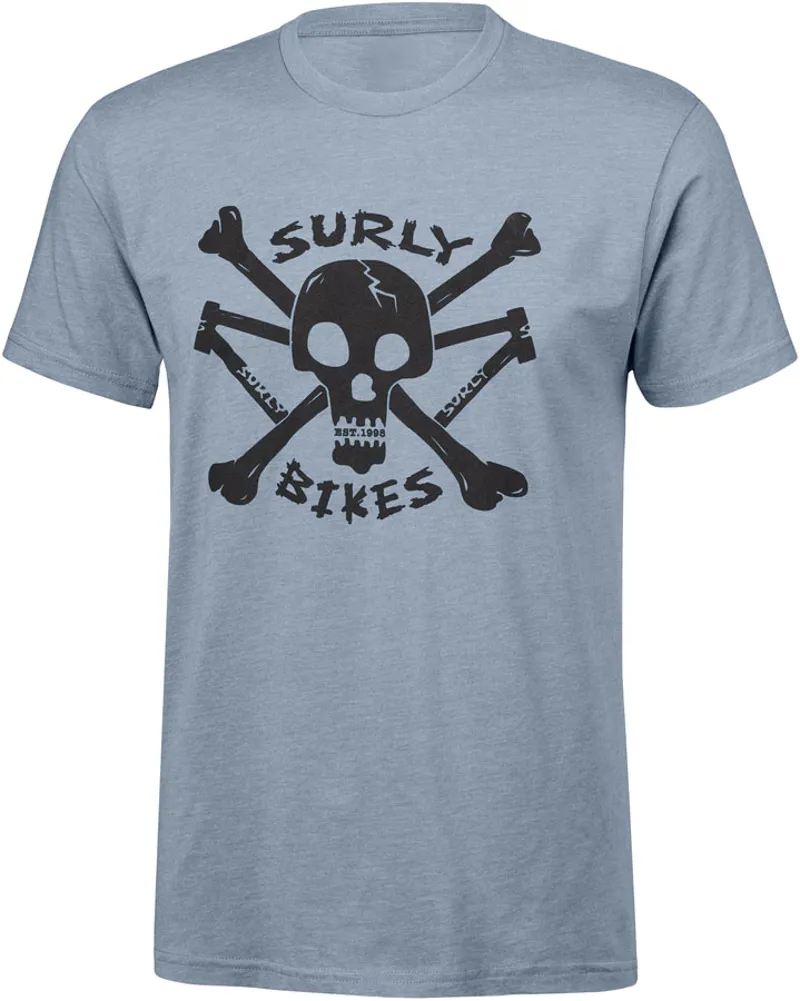Surly Skullet T Shirt Blue