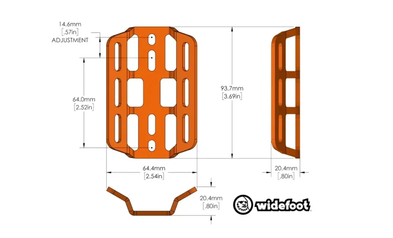 Widefoot Mini Mount Black-2