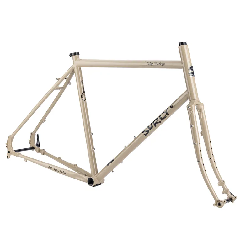 Surly Disc Trucker 26 inch wheel Frameset - Beige Grandpas Khakis