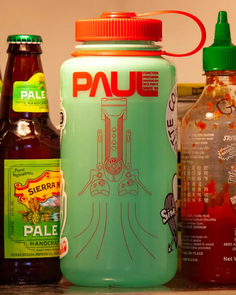 Paul Glow in the Dark Nalgene Bottle Green-2