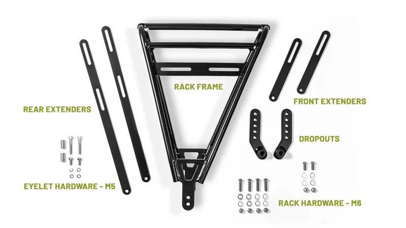 Old Man Mountain Divide Front/Rear Fat Bike Rack in Black-2