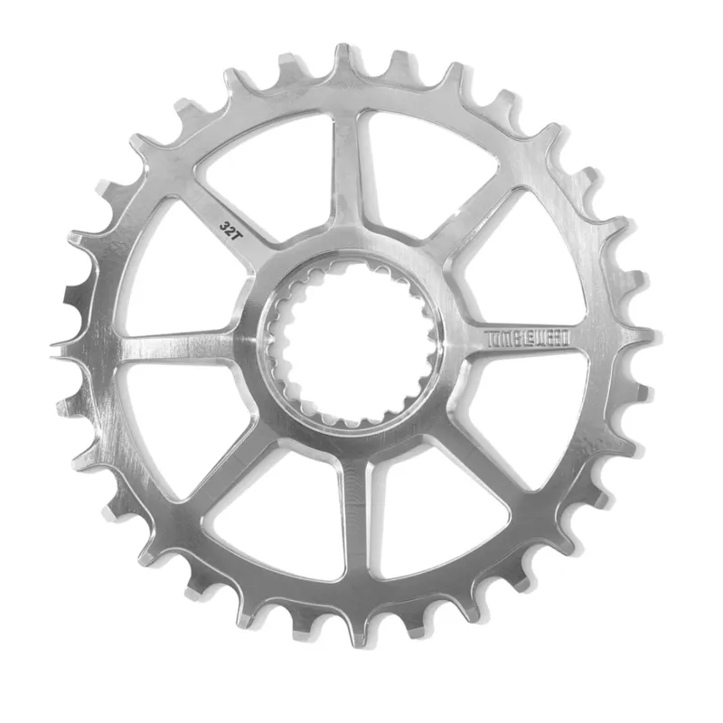 Tumbleweed Stainless Wagon Wheel Chainring Silver 32 tooth +3mm Offset