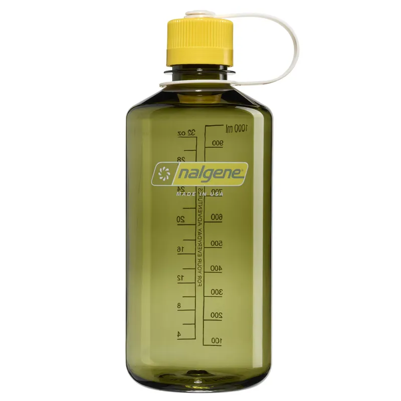 Nalgene Narrow Mouth 1L Tritan Sustain - Oil Green Freesia Cap