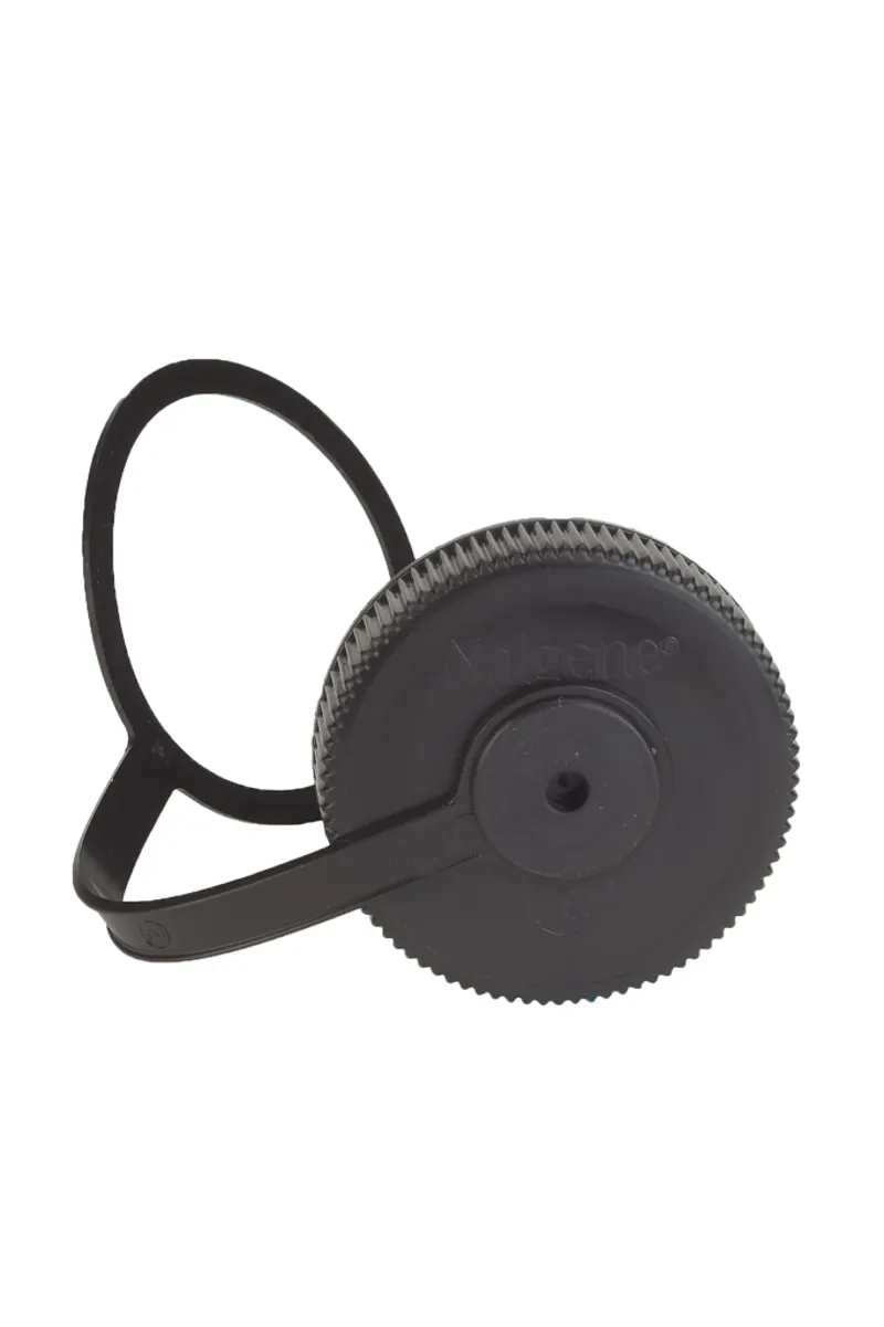 Nalgene 63mm Wide Mouth Loop Top Cap - Black
