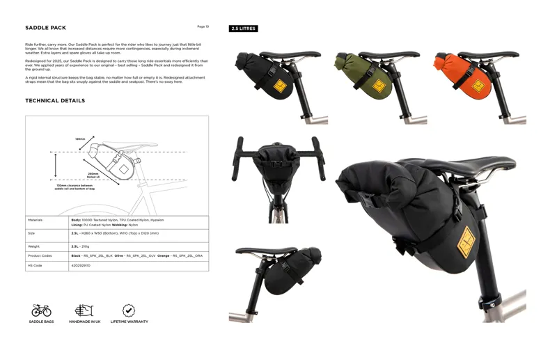 Restrap  Saddle Pack 2.5 Olive-1