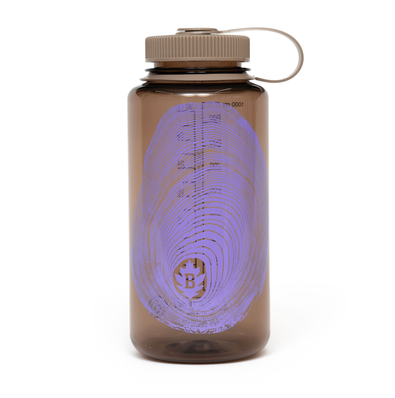 Brother Woodprint Nalgene bottle I litre Brown