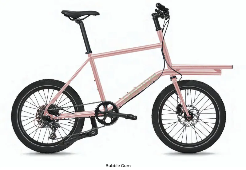 Omnium Cargo Bikes Nano with Dynamo light set Pastel Pink