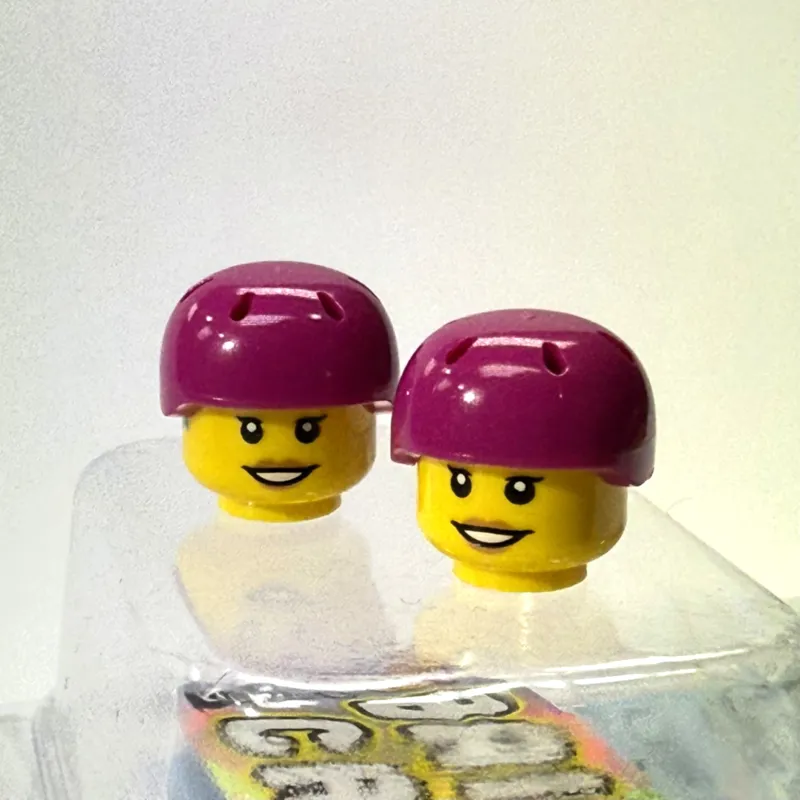 Brick Caps presta pink pot Valve Caps Pair	