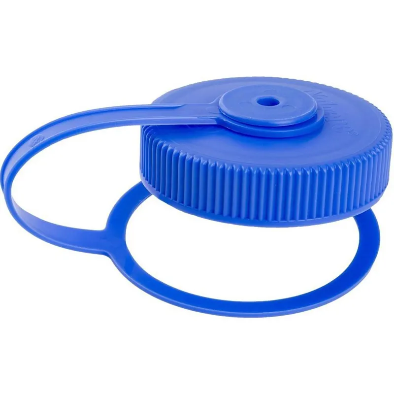 Nalgene 63mm Wide Mouth Loop Top Cap - Blue